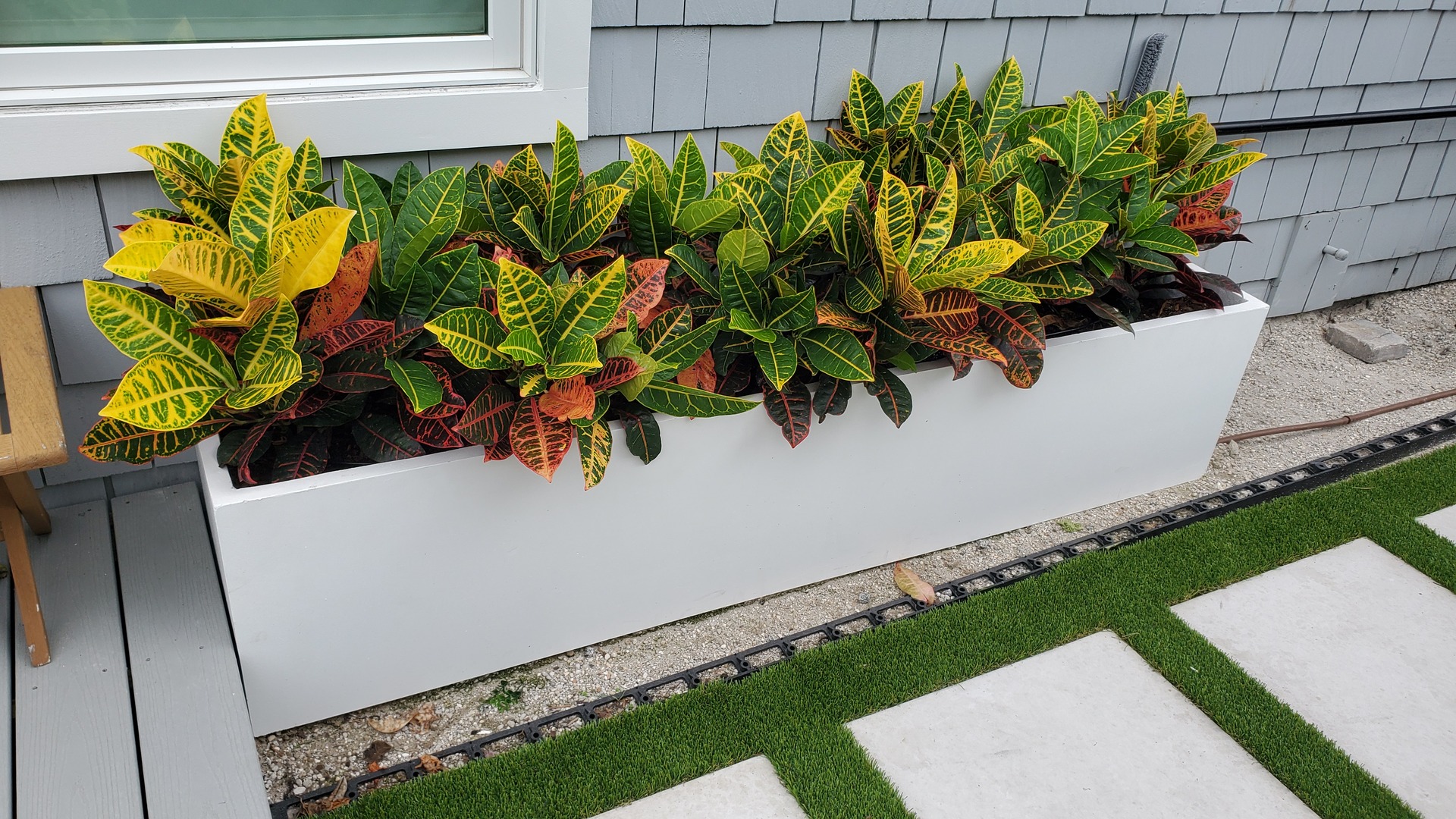 White Planter Box